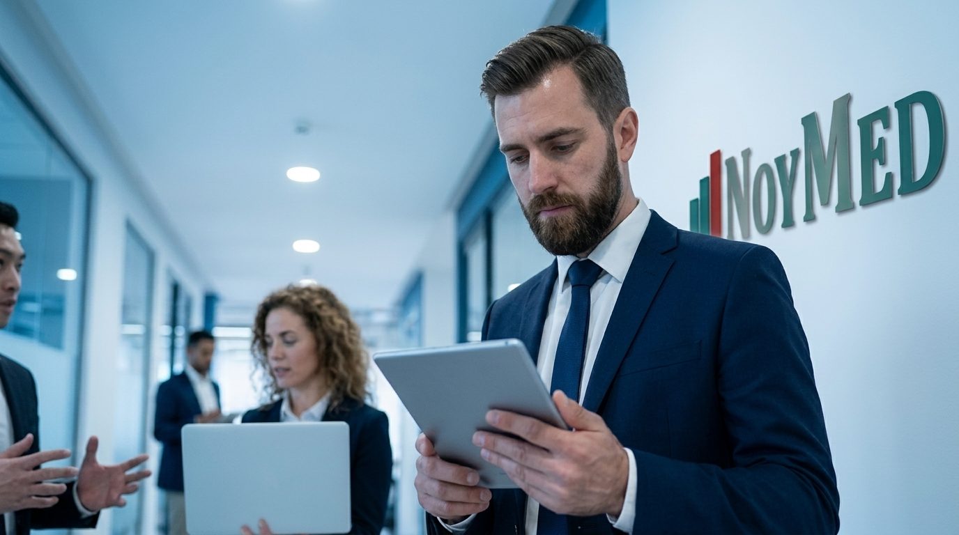 A NoyMed delivery team at work in the office